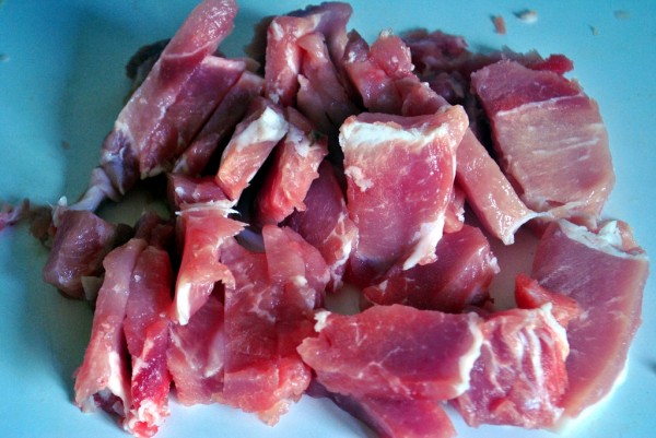 Мясо для венгерского пёркёльта из свинины